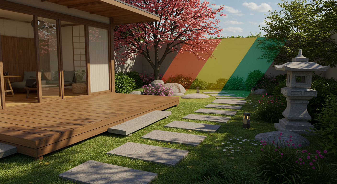 外構デザインの予算配分イメージ