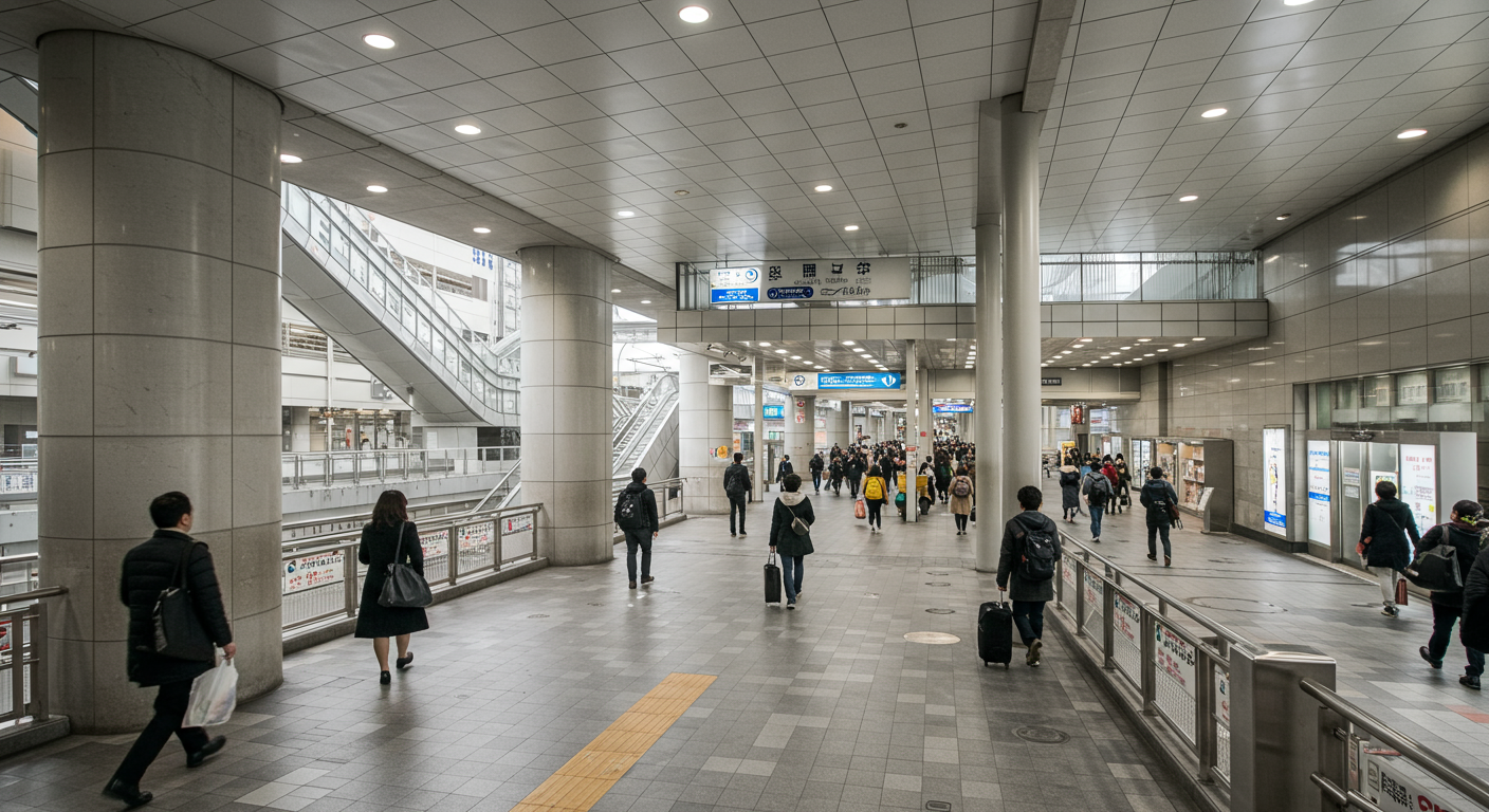 新橋駅の風景