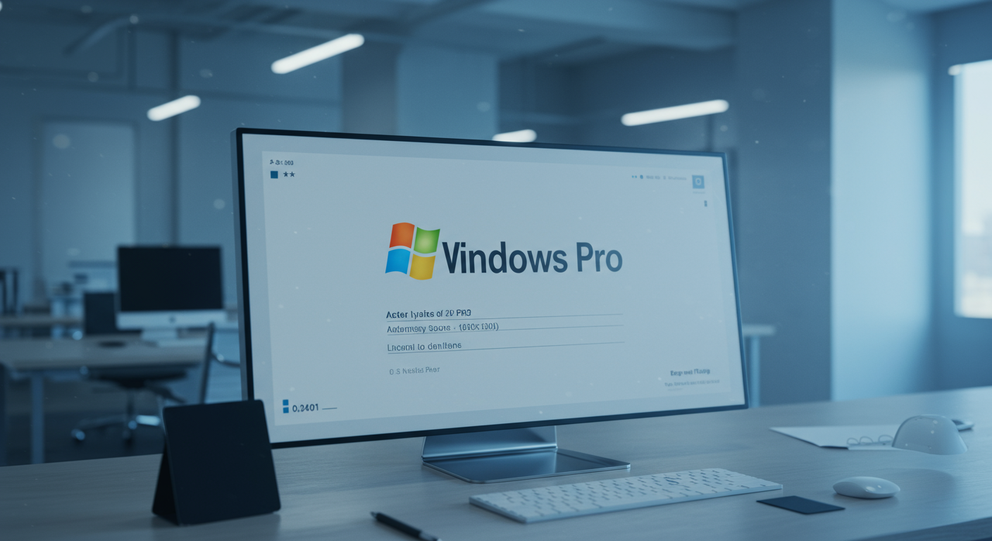 Windows Pro法人ライセンスの基本概念を示すイメージ
