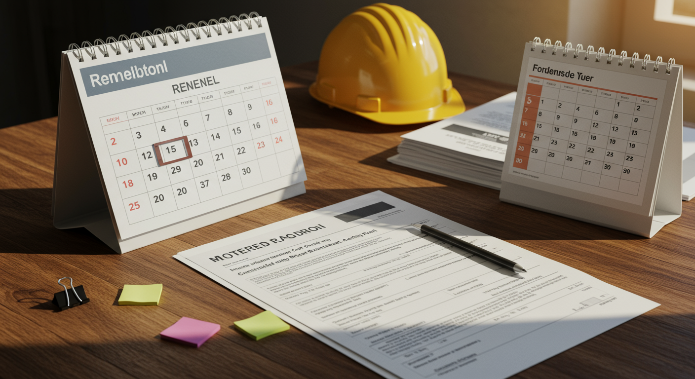 建設業許可更新申請の手続きと注意点