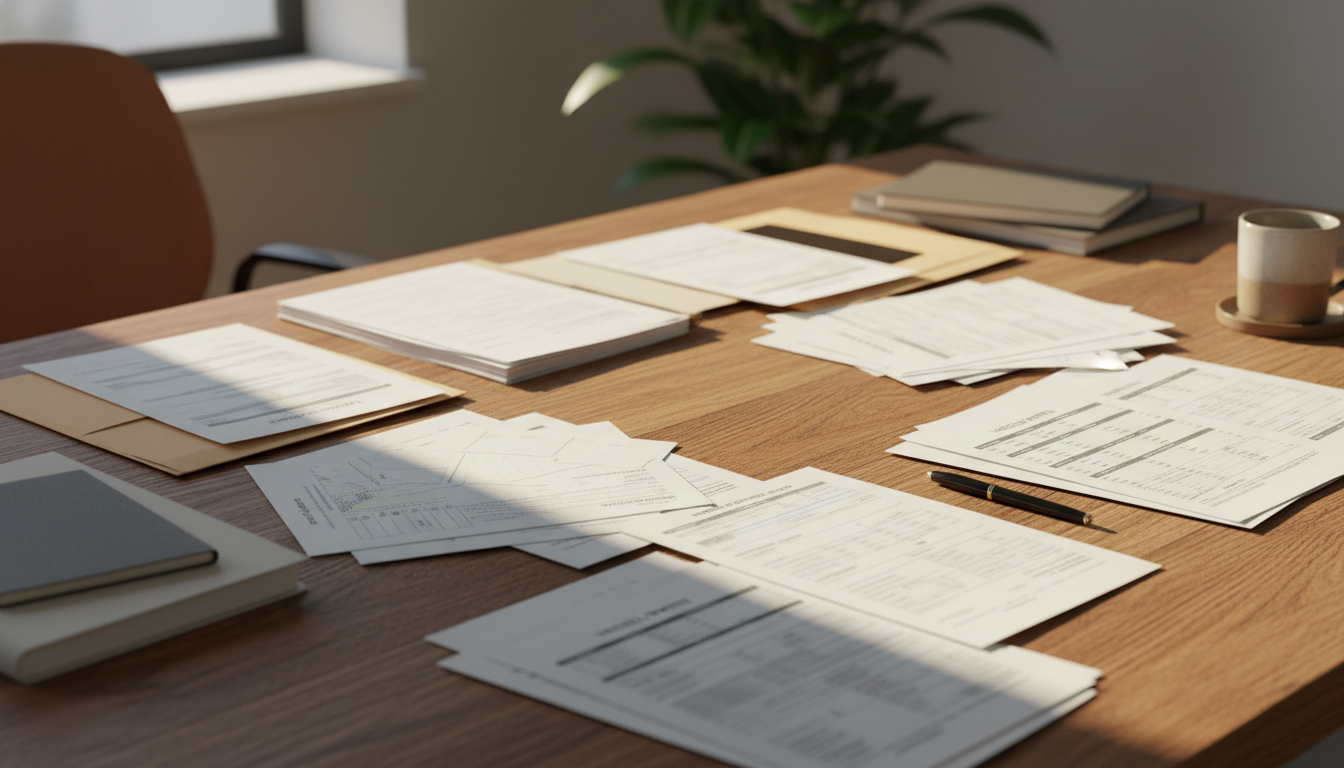 特殊車両通行許可の変更申請書類を確認する行政書士