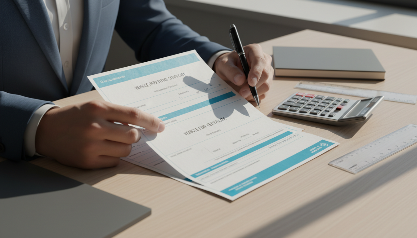 特殊車両 車両諸元 説明書 記入例