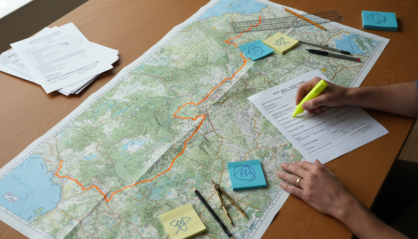 特殊車両 通行経路表 経路図 作成方法