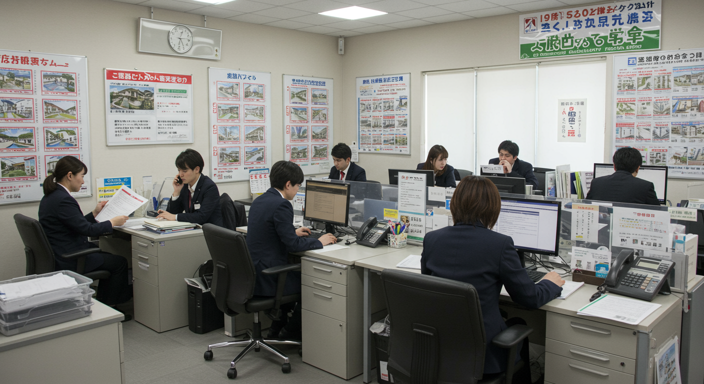 賃貸仲介業界の繁忙期の様子