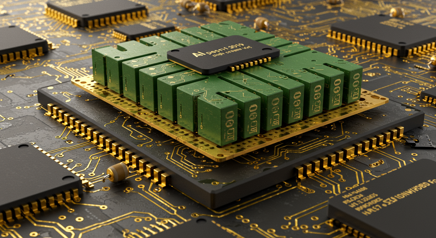 最新のAI半導体チップと高帯域幅メモリ