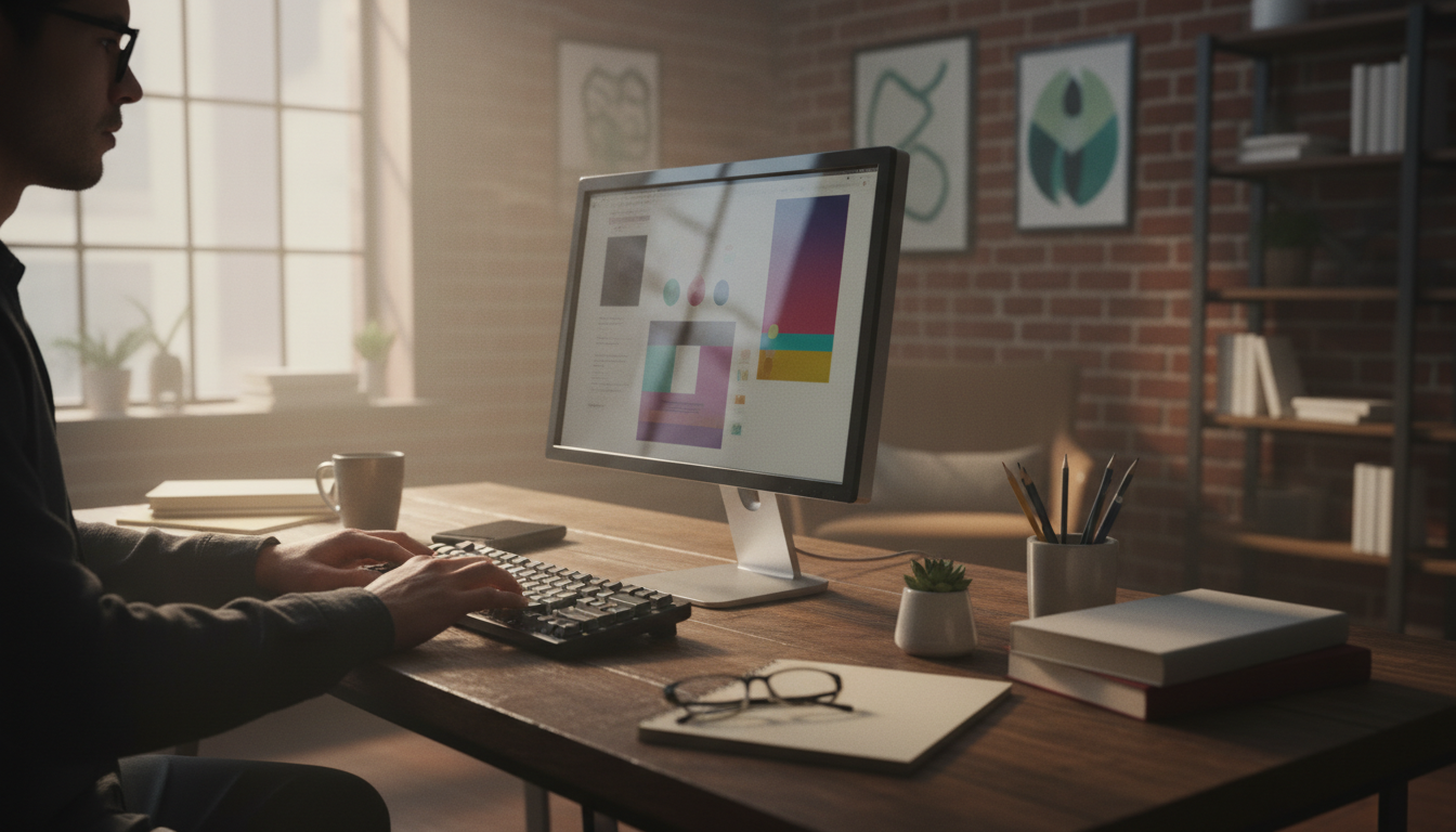 オンライン申請システムを利用する様子