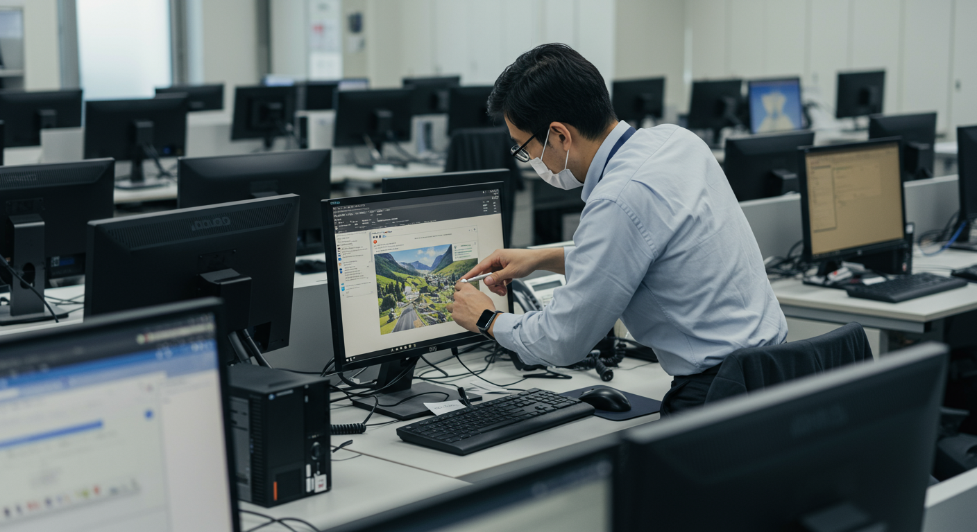 Officeの一括導入作業イメージ