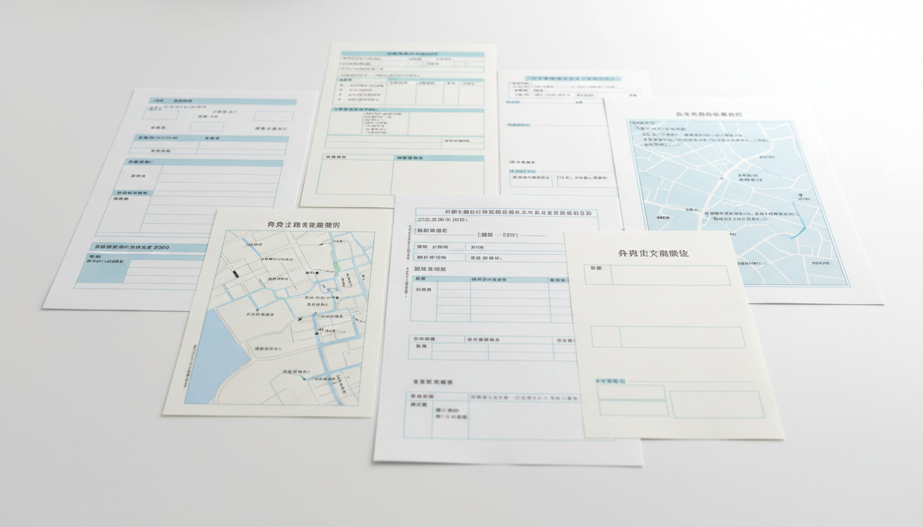 特殊車両通行許可申請に必要な書類一覧