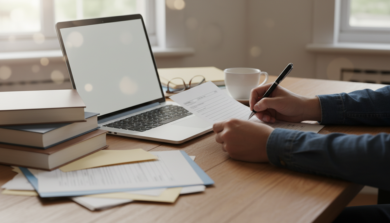 特殊車両申請の書類作成風景