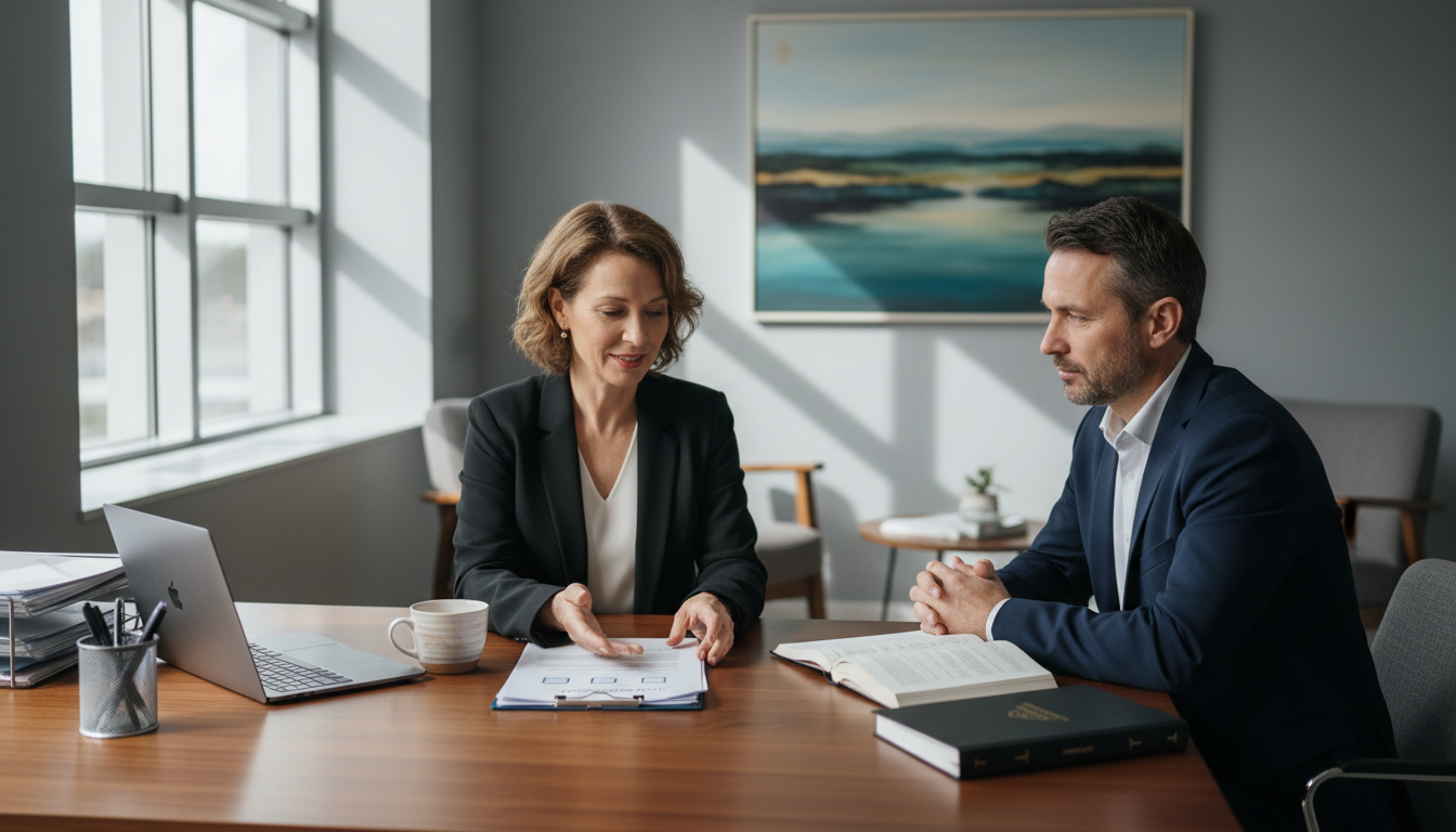 特殊車両申請を代行する行政書士のサポート風景