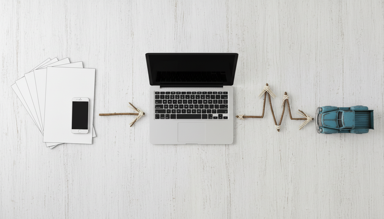 特殊車両通行許可申請の流れを示す図