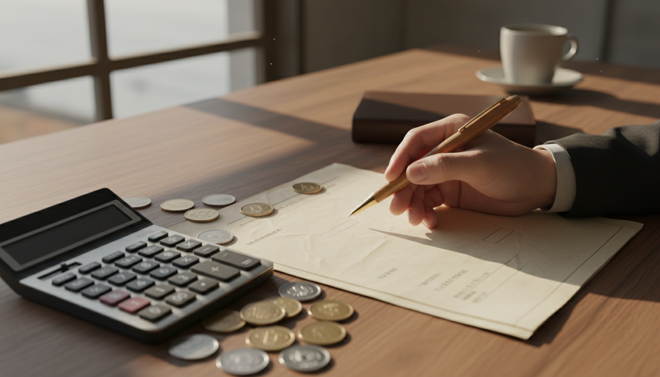 特殊車両通行許可申請の費用明細