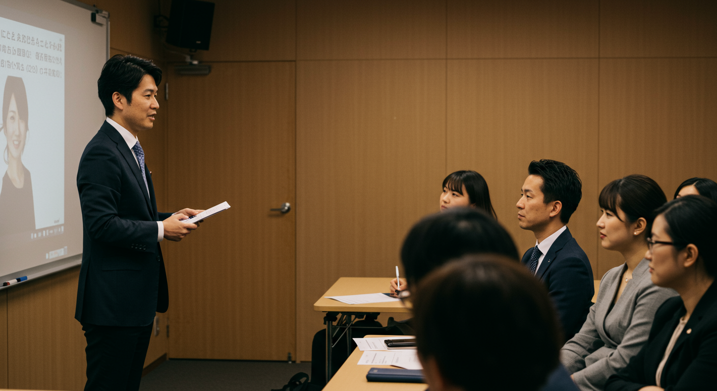 社員が採用アンバサダーとして活動する様子