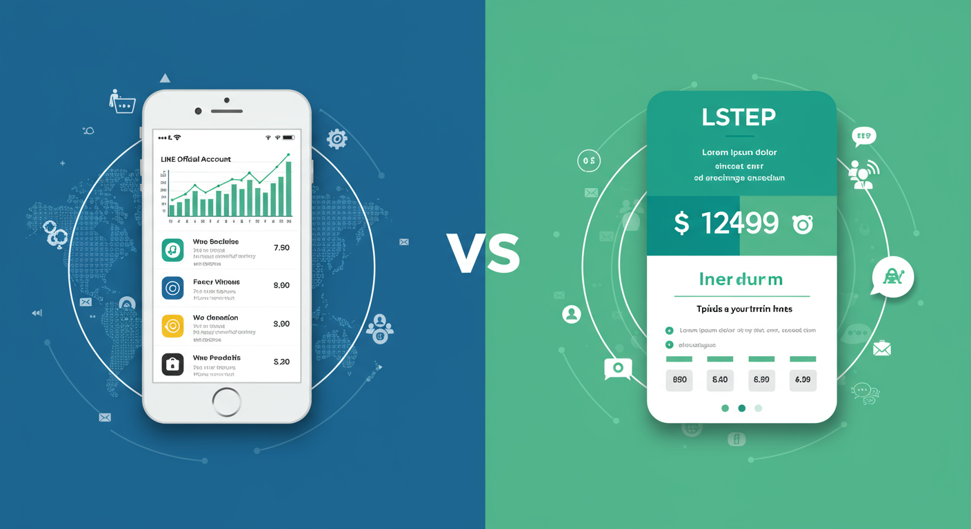 LINE公式アカウントとLステップの料金比較