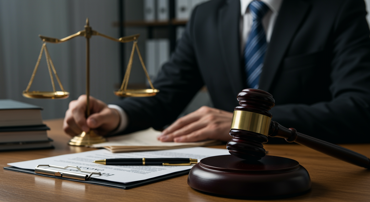 法的文書と裁判所のイメージ