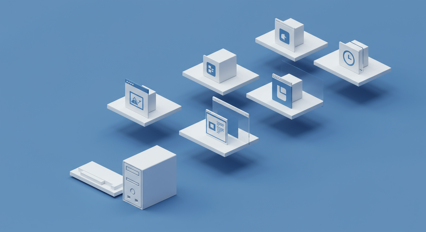 Windows 11仮想化の基本概念図
