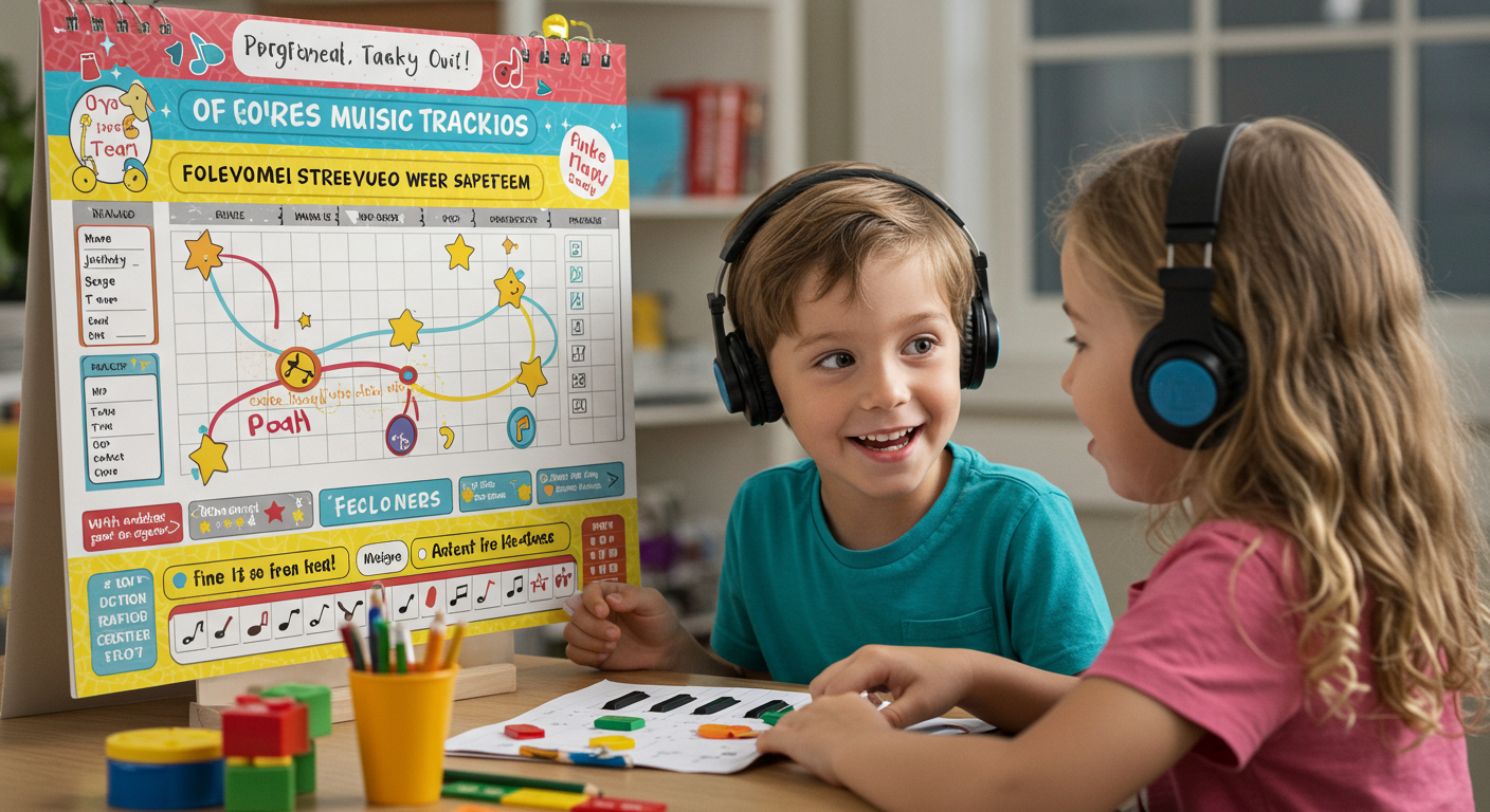 練習記録表と子どもの様子