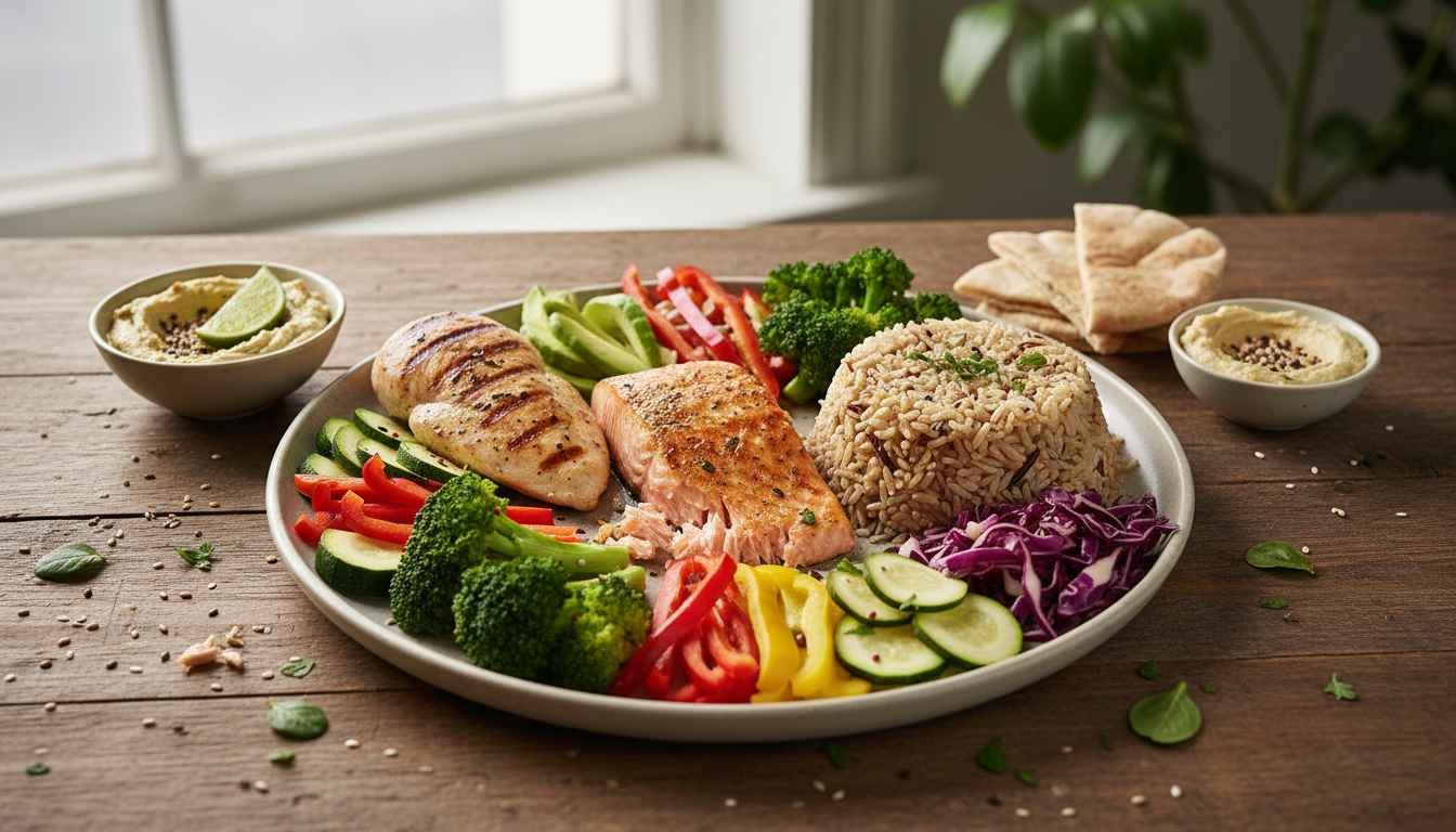 女性専用ジム 食事管理 バランスの良い食事