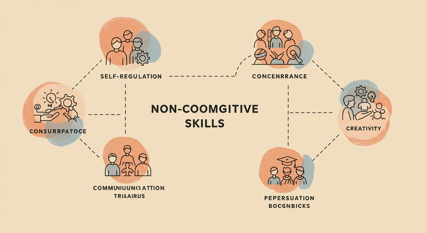 非認知能力の構成要素を表す概念図