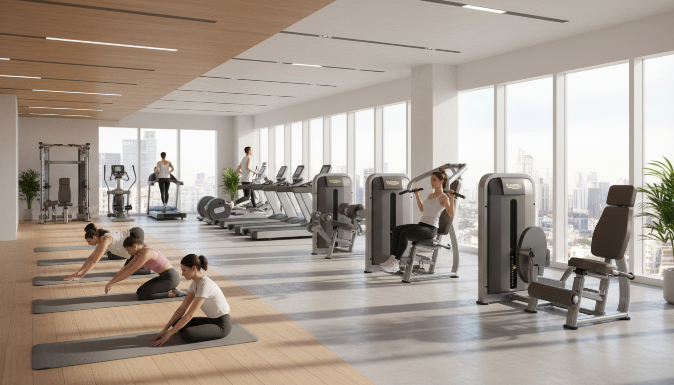 ジム初心者向けトレーニング順序の解説イメージ