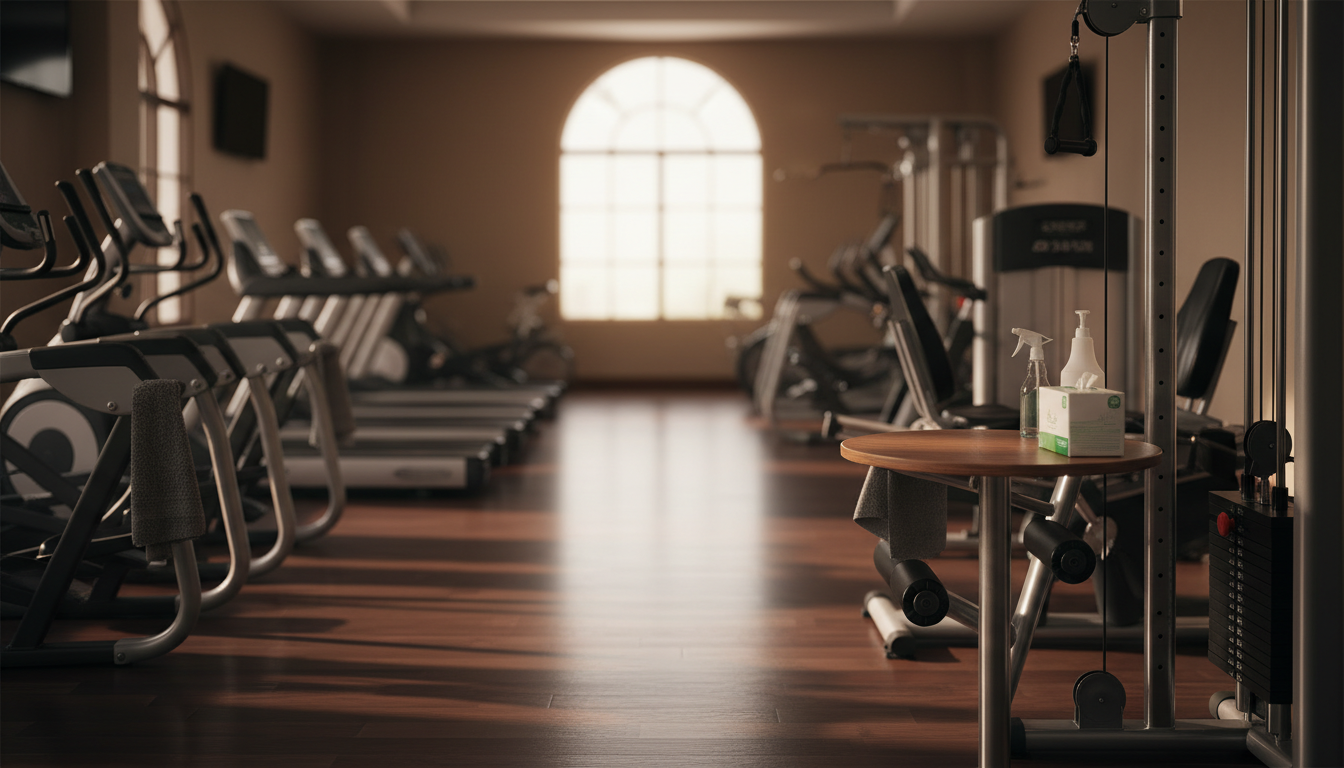 ジムのマナーと清潔な環境のイメージ