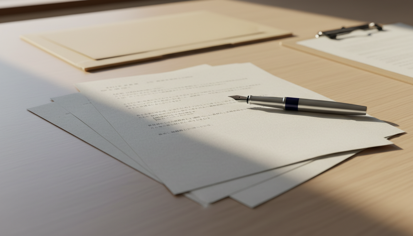 特殊車両申請の手順を示す書類と手続きのイメージ