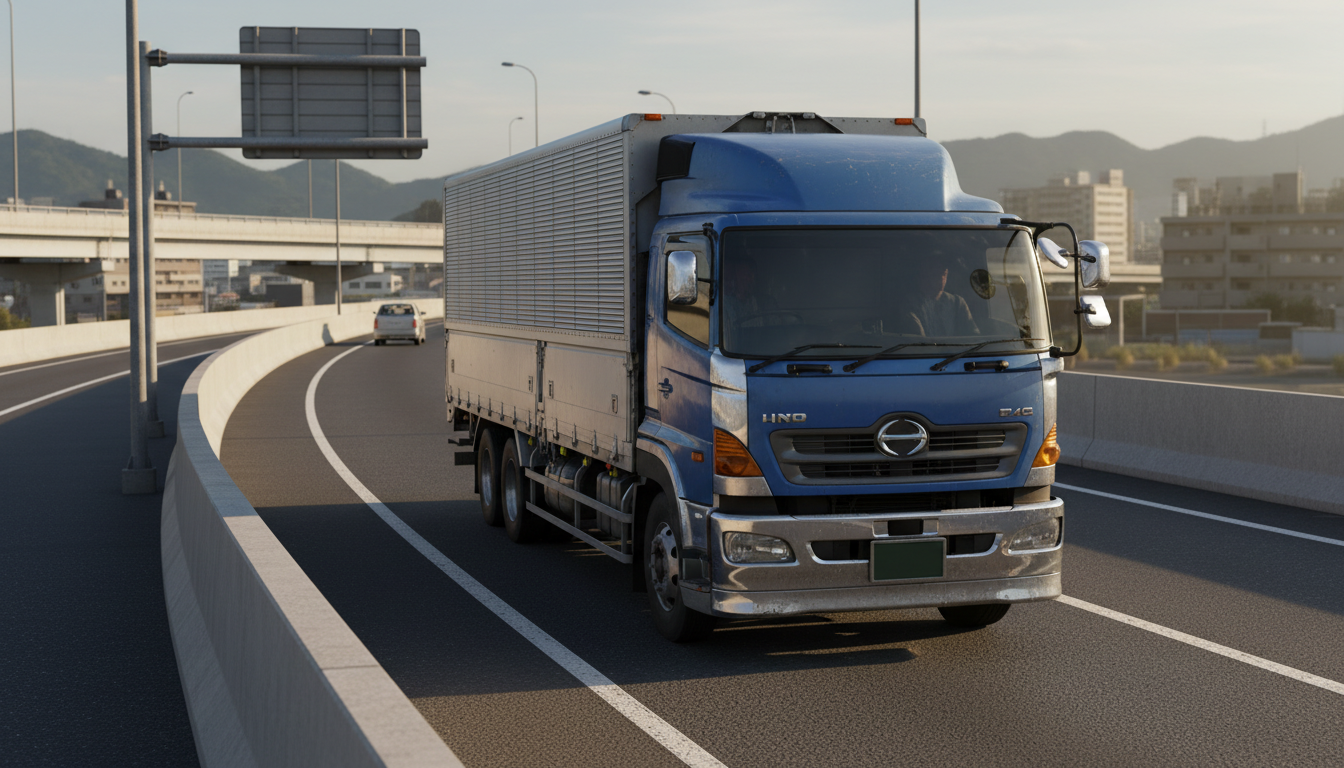 特殊車両通行許可が必要な大型トラック