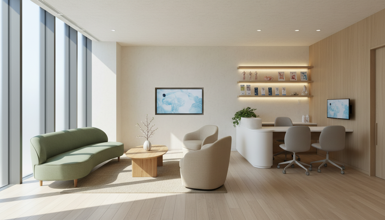 保健センターでの健康相談の様子