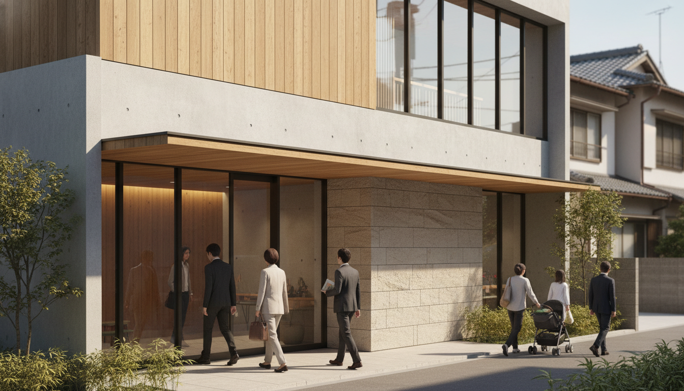 勝どきエリアの医療クリニック外観