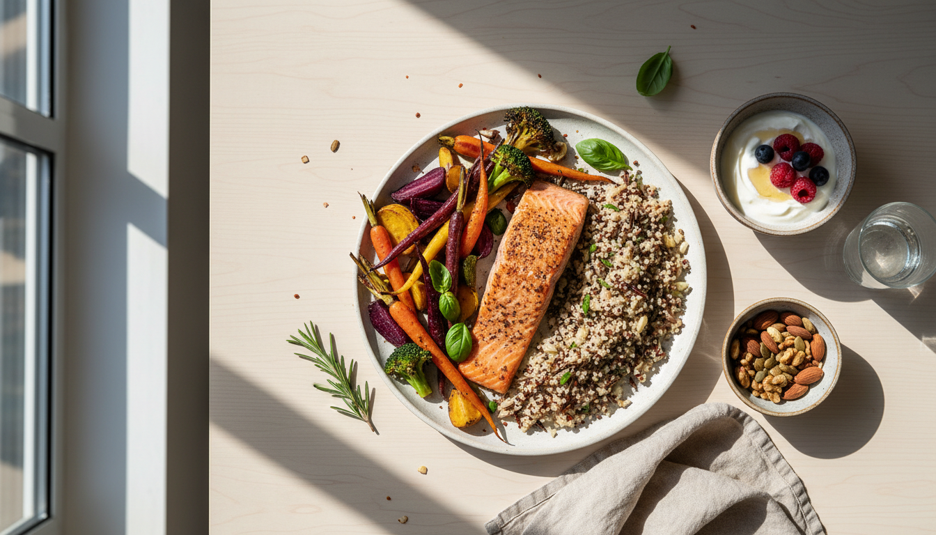 栄養バランスの取れた食事イメージ