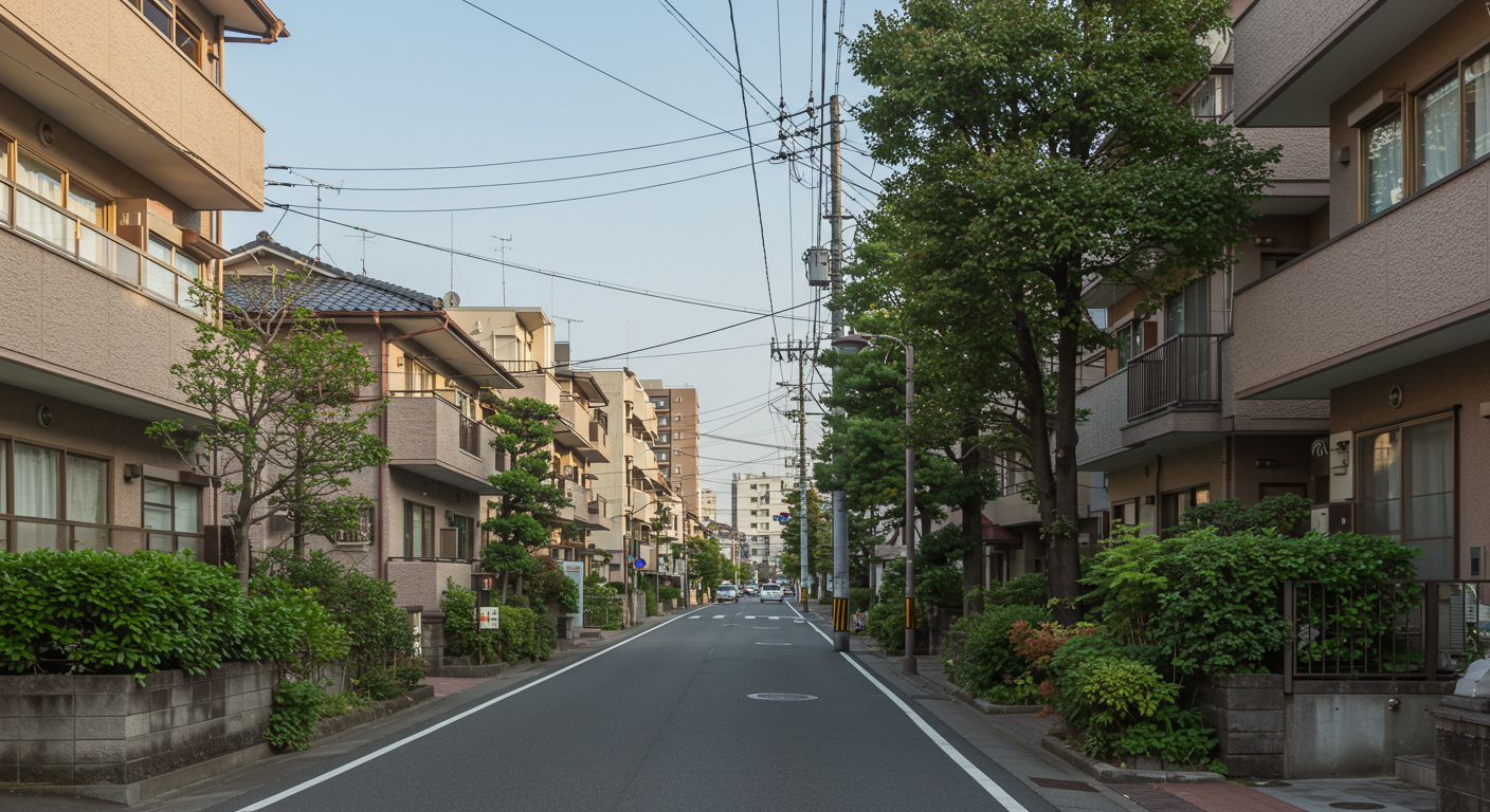 白金・高輪エリアの閑静な住宅街