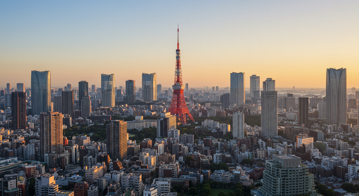 港区の高層マンションと都市景観