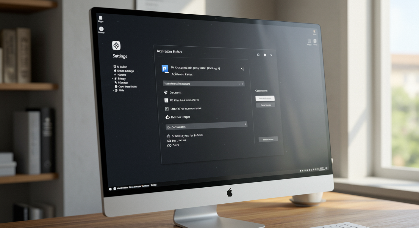 Windows 11の設定アプリでライセンス認証状態を確認している画面