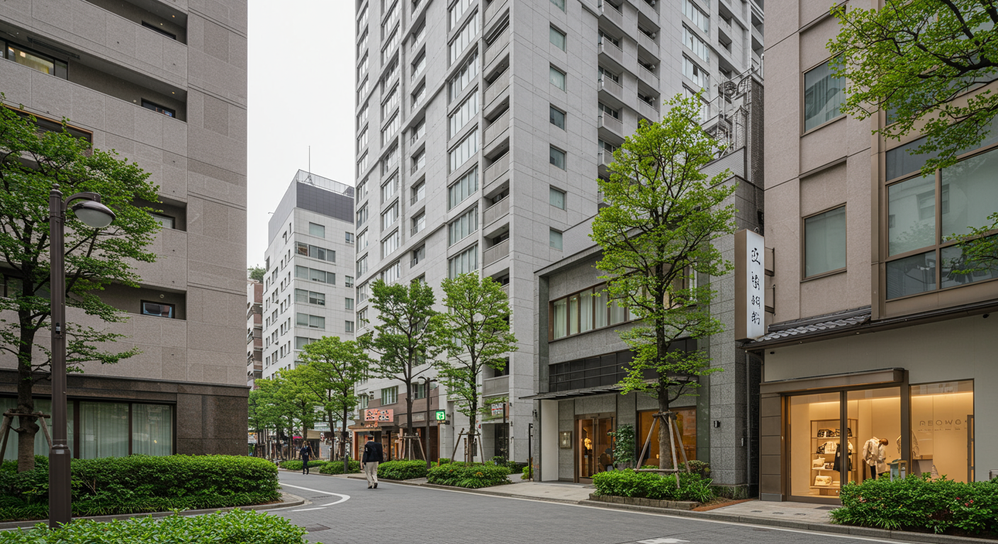 麻布台エリアの街並み