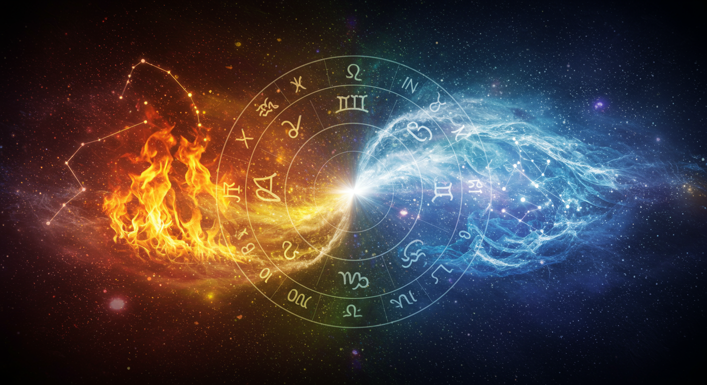 四元素と星座の相関図